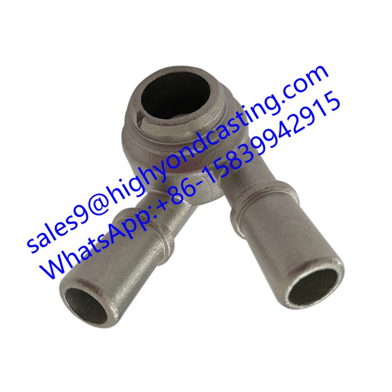 China foundry high precision investment casting lost wax exhaust pipe auto parts Logo