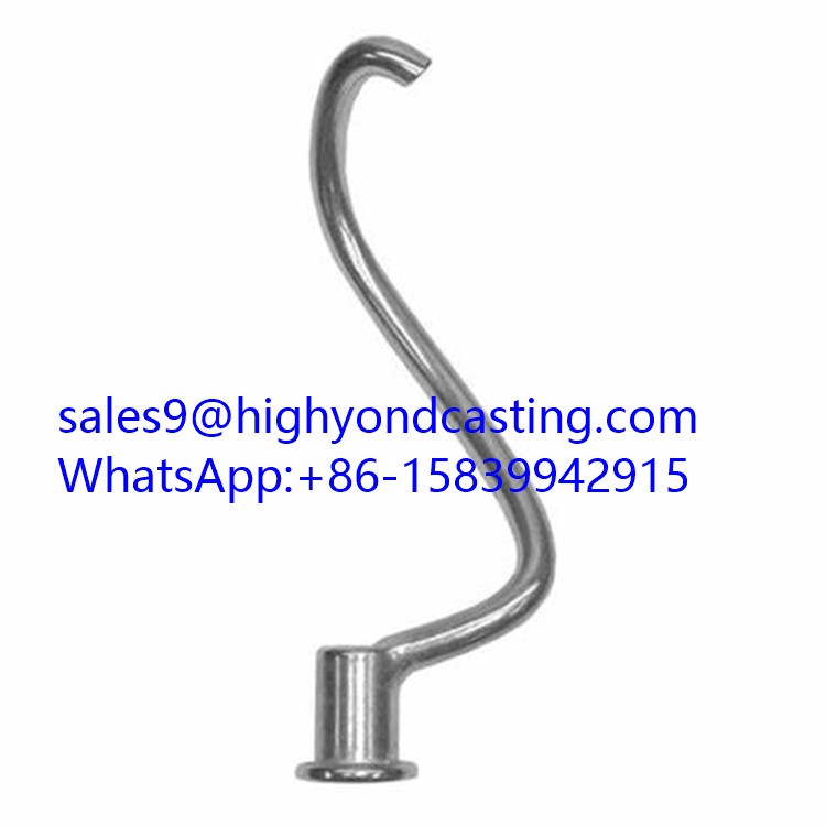 High quality stainless steel spiral dough mixer parts spiral dough hook Logo