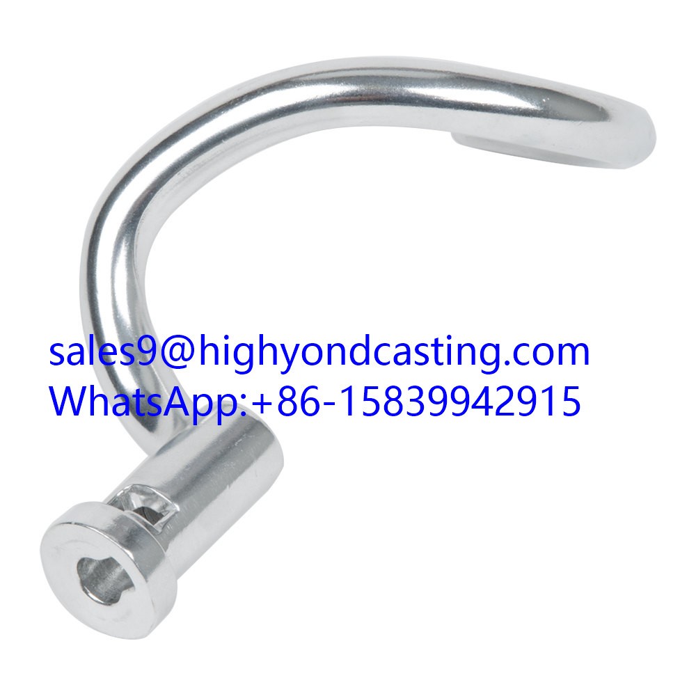 Investment casting lost wax casting stainless steel dough hook for food mixer Logo