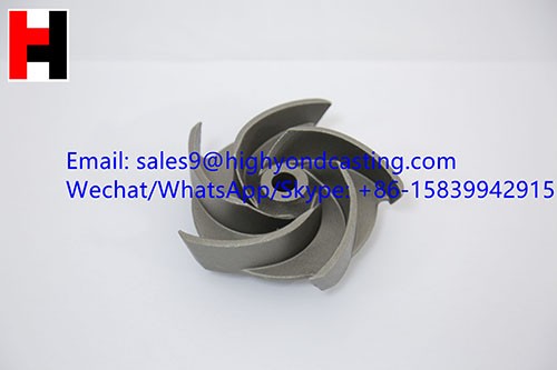 High Precision investment casting stainless steel exhaust impeller Logo